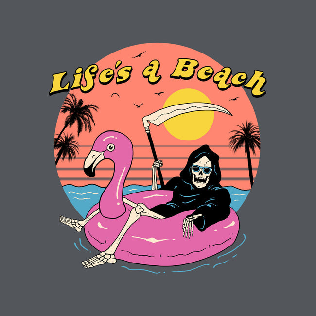 Life's a Beach-none drawstring bag-vp021