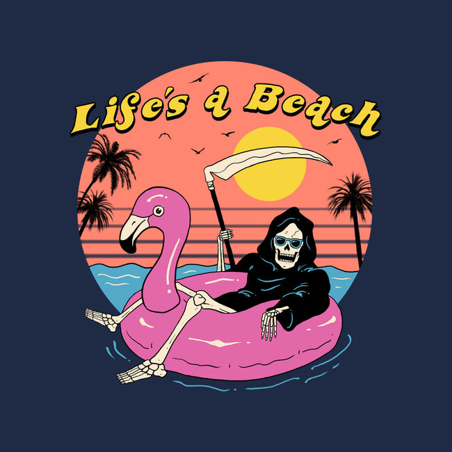 Life's a Beach-none drawstring bag-vp021