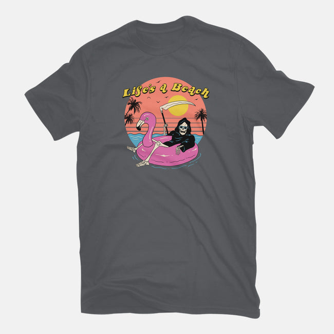 Life's a Beach-womens basic tee-vp021