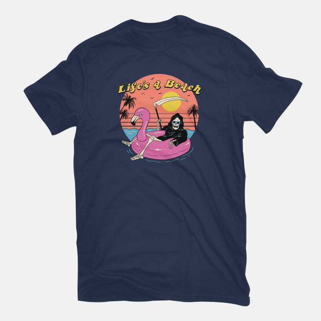 Life's a Beach-womens basic tee-vp021