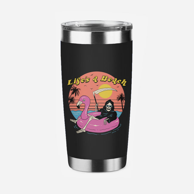 Life's a Beach-none stainless steel tumbler drinkware-vp021