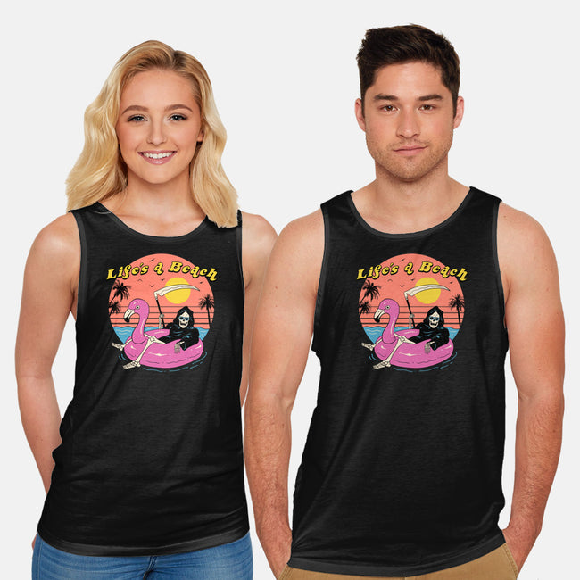 Life's a Beach-unisex basic tank-vp021