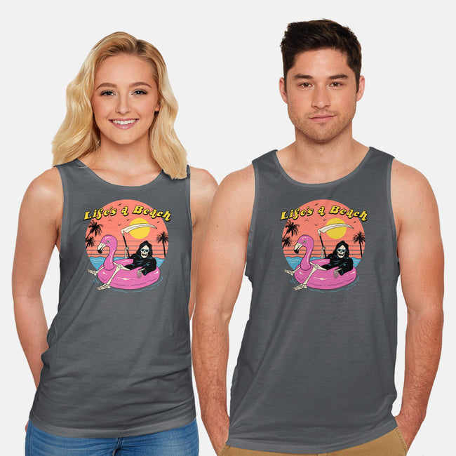 Life's a Beach-unisex basic tank-vp021