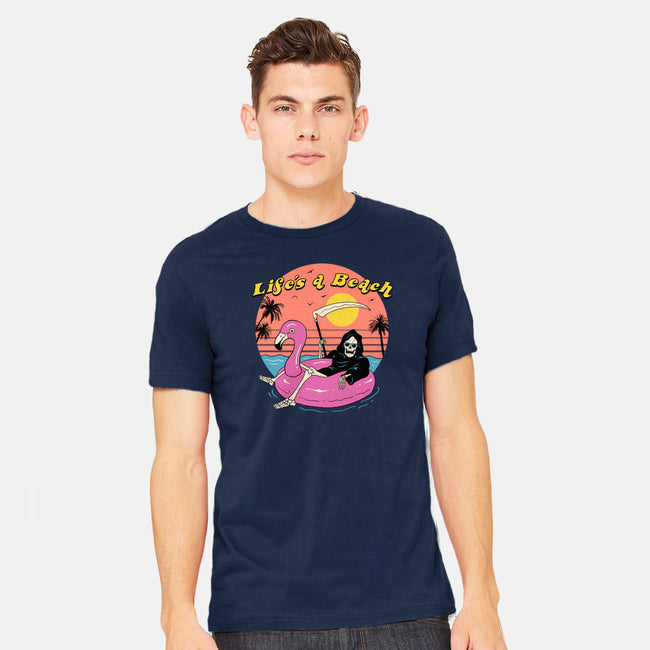 Life's a Beach-mens heavyweight tee-vp021