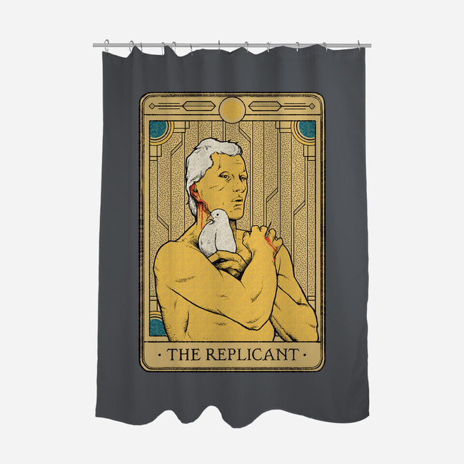 The Replicant-none polyester shower curtain-Hafaell