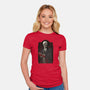 King-womens fitted tee-Hafaell