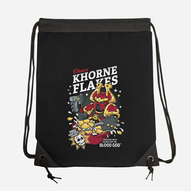 Khorne Flakes-none drawstring bag-Nemons