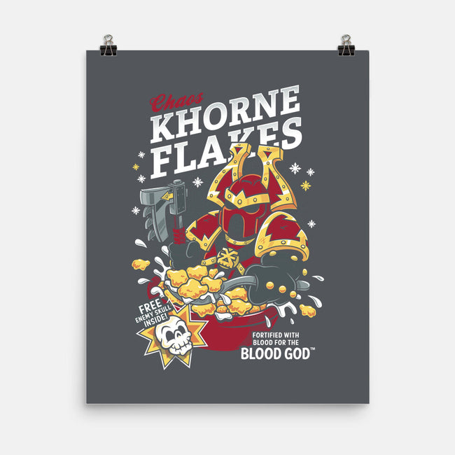 Khorne Flakes-none matte poster-Nemons