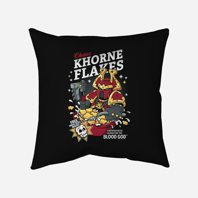 Khorne Flakes-none removable cover throw pillow-Nemons