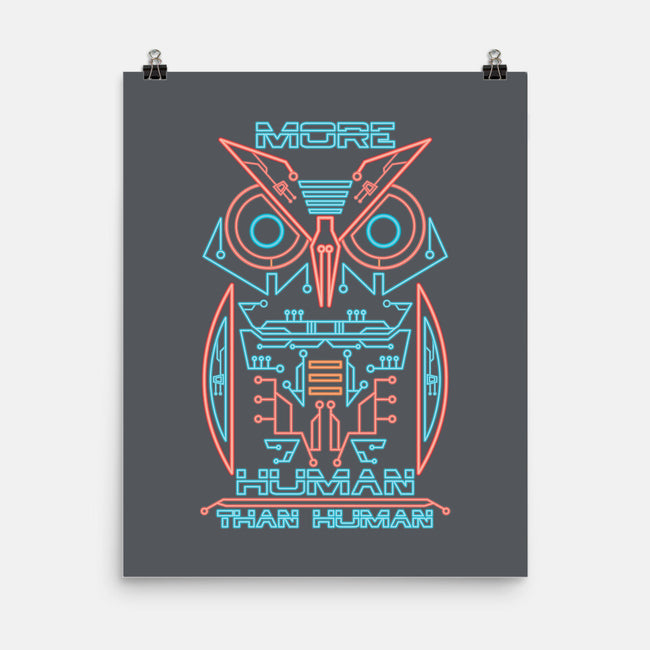 More Human-none matte poster-jrberger