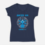 Walker Squad-womens v-neck tee-pigboom