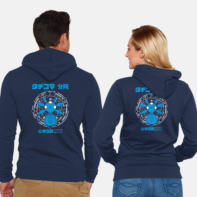 Walker Squad-unisex zip-up sweatshirt-pigboom