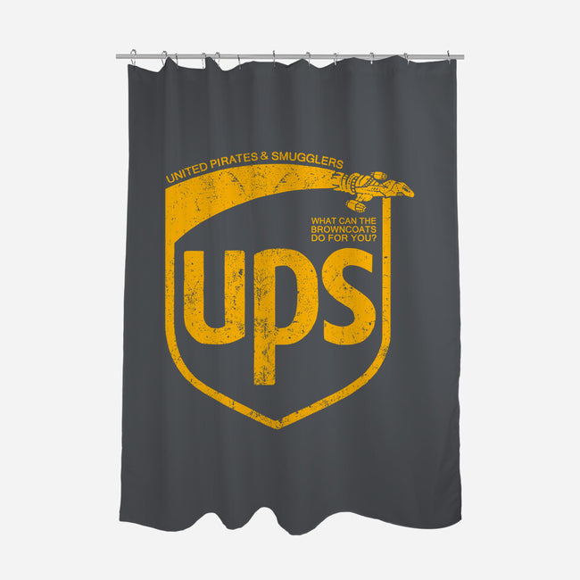 United Pirates and Smugglers-none polyester shower curtain-kg07