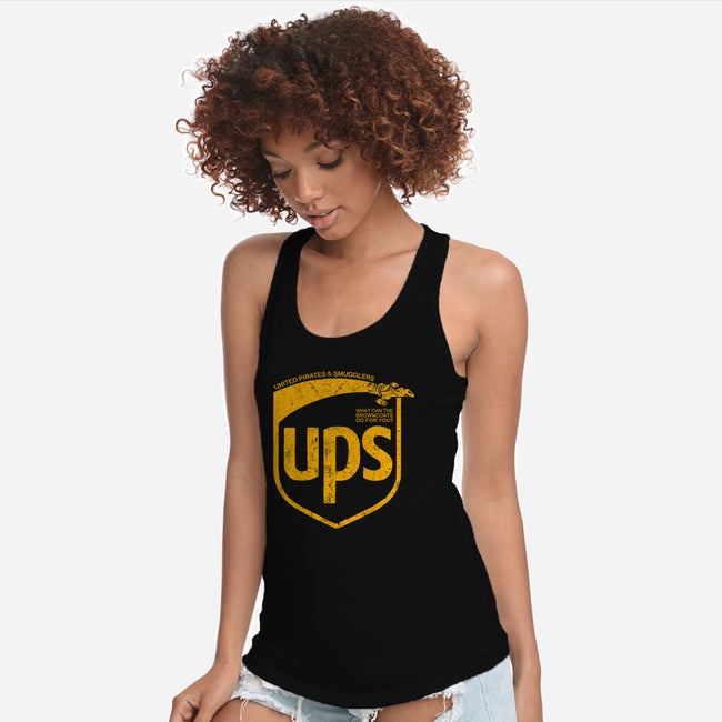 United Pirates and Smugglers-womens racerback tank-kg07