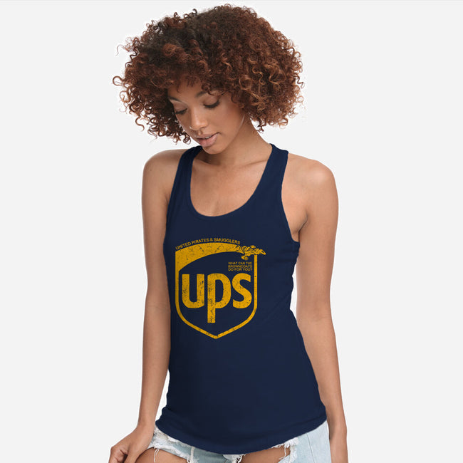 United Pirates and Smugglers-womens racerback tank-kg07