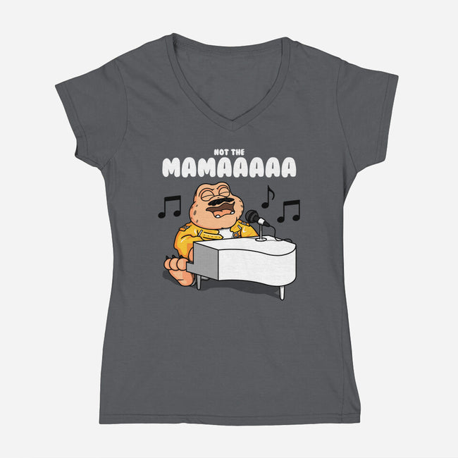 Baby Mercury-womens v-neck tee-Raffiti