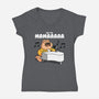 Baby Mercury-womens v-neck tee-Raffiti