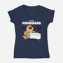 Baby Mercury-womens v-neck tee-Raffiti