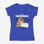 Baby Mercury-womens v-neck tee-Raffiti