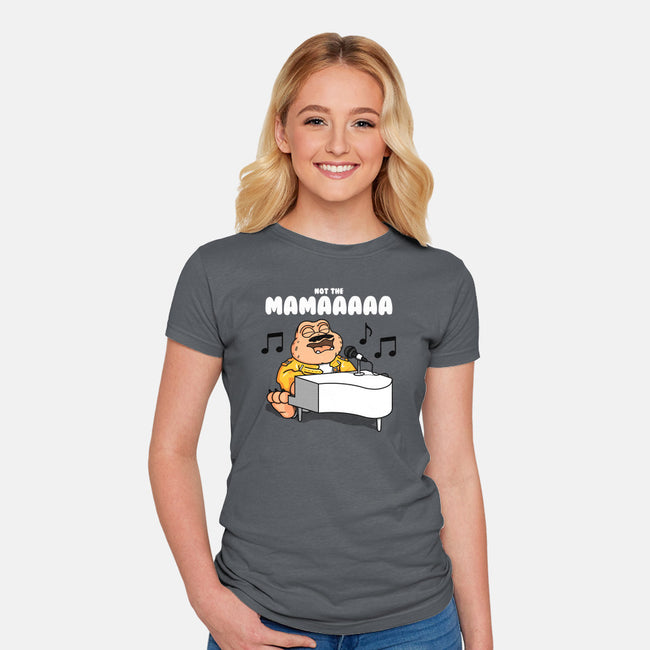 Baby Mercury-womens fitted tee-Raffiti