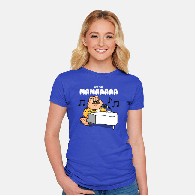 Baby Mercury-womens fitted tee-Raffiti