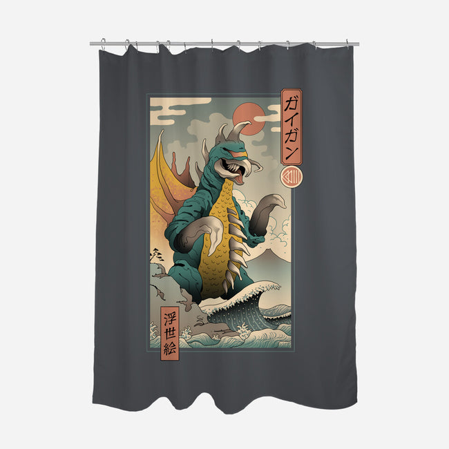Metal Monster-none polyester shower curtain-vp021