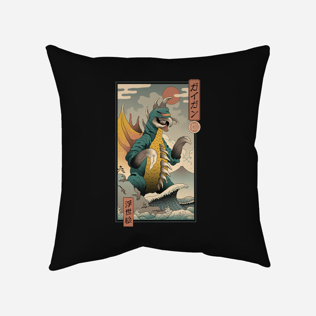 Metal Monster-none removable cover w insert throw pillow-vp021