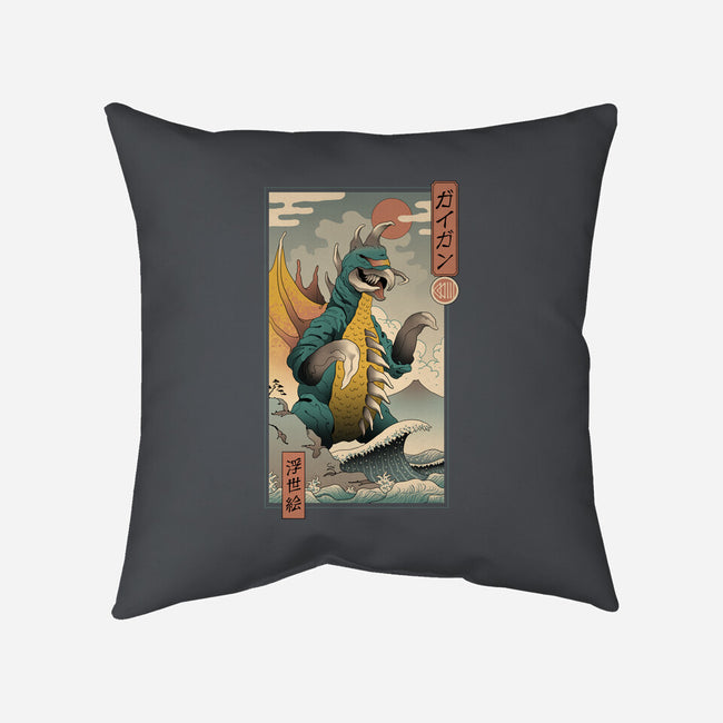 Metal Monster-none removable cover w insert throw pillow-vp021