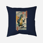 Metal Monster-none removable cover w insert throw pillow-vp021