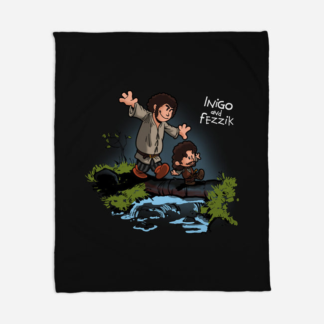 Inigo and Fezzik-none fleece blanket-Boggs Nicolas