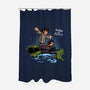 Inigo and Fezzik-none polyester shower curtain-Boggs Nicolas