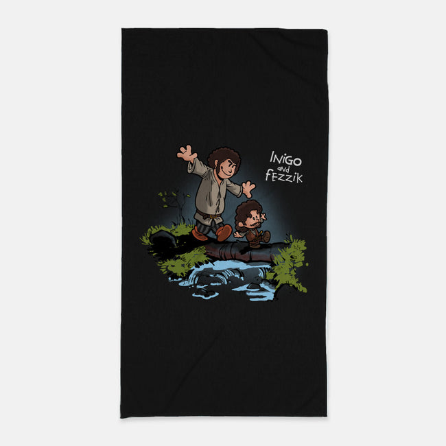 Inigo and Fezzik-none beach towel-Boggs Nicolas