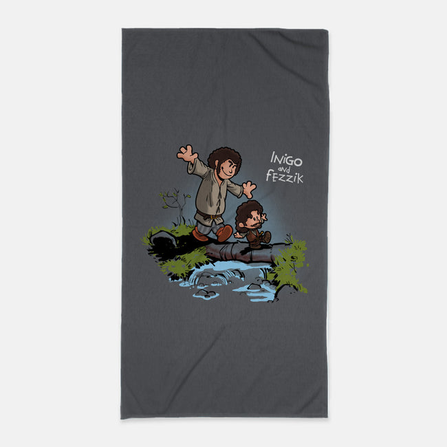 Inigo and Fezzik-none beach towel-Boggs Nicolas