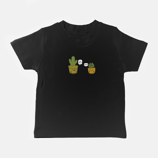 Succ and Prick-baby basic tee-Farty Plants