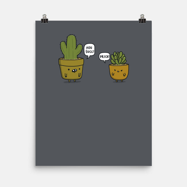 Succ and Prick-none matte poster-Farty Plants
