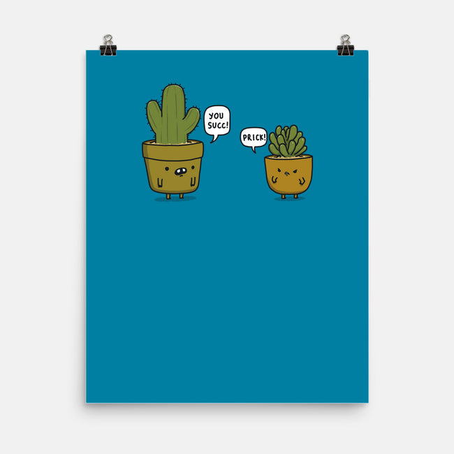 Succ and Prick-none matte poster-Farty Plants