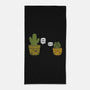 Succ and Prick-none beach towel-Farty Plants