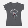 Science Bleep-womens v-neck tee-Wenceslao A Romero