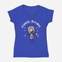 Science Bleep-womens v-neck tee-Wenceslao A Romero