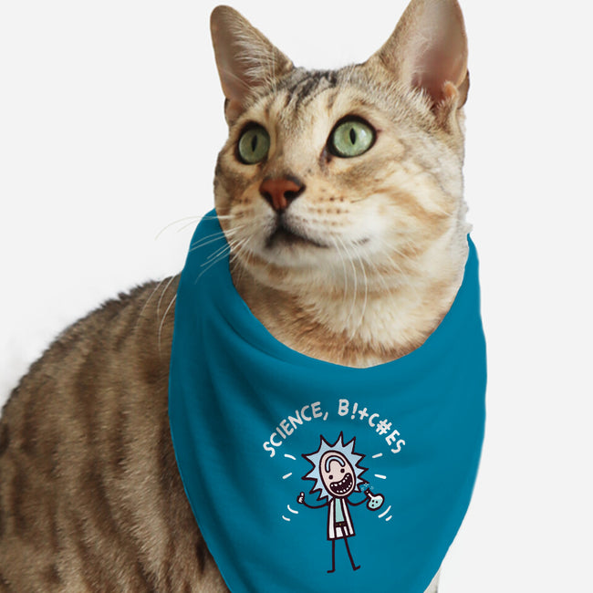 Science Bleep-cat bandana pet collar-Wenceslao A Romero