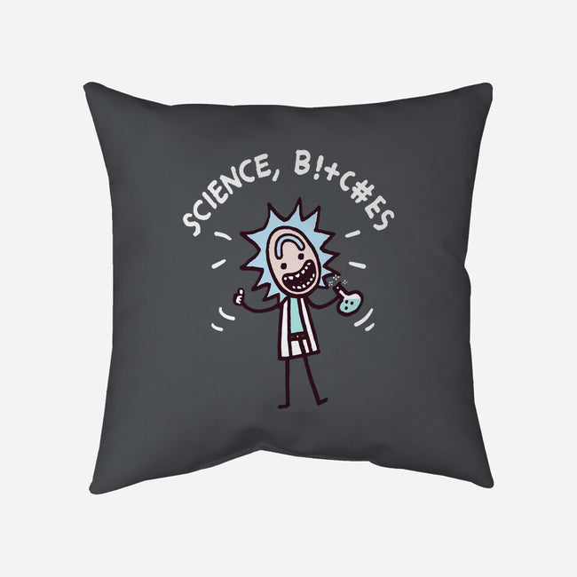 Science Bleep-none removable cover throw pillow-Wenceslao A Romero