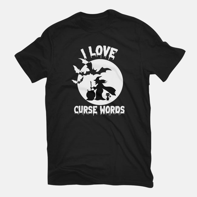 I Love Curse Words-womens basic tee-benyamine12