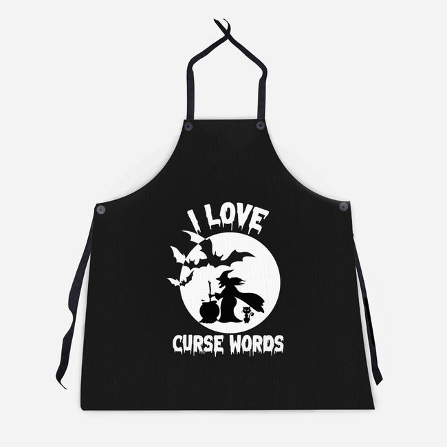 I Love Curse Words-unisex kitchen apron-benyamine12