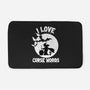 I Love Curse Words-none memory foam bath mat-benyamine12