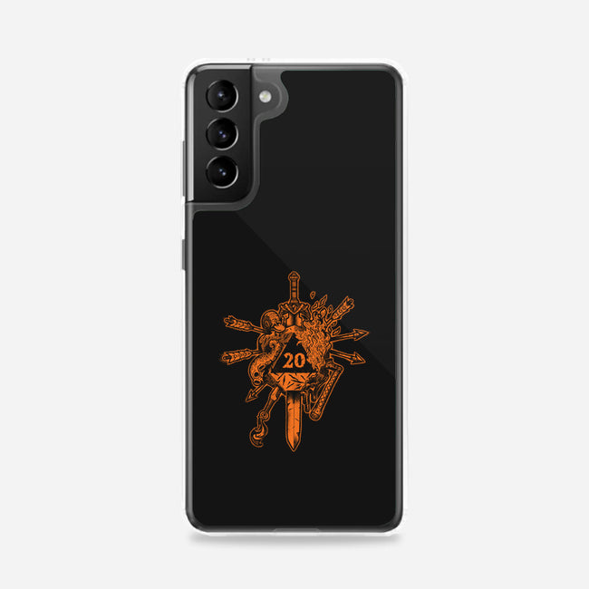 Orange Roll-samsung snap phone case-DCLawrence