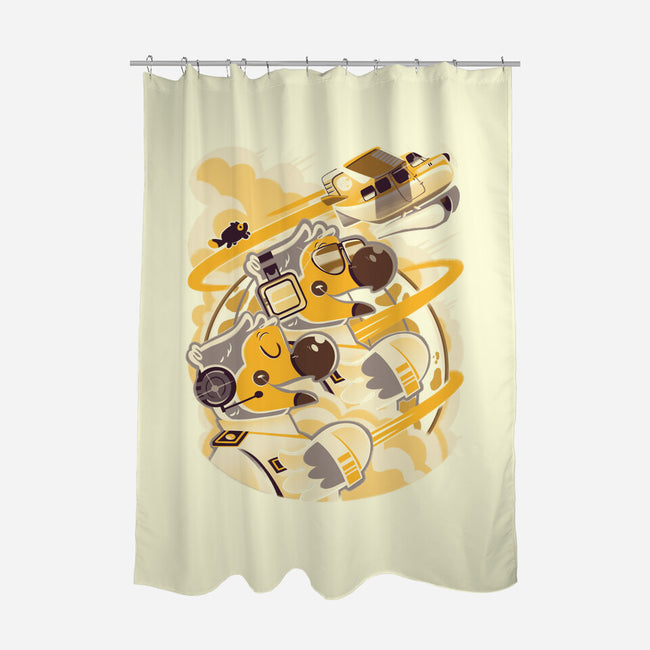 What Would Dodo Do-none polyester shower curtain-Jaimonster