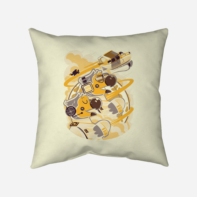 What Would Dodo Do-none removable cover w insert throw pillow-Jaimonster