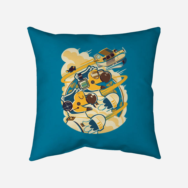 What Would Dodo Do-none removable cover w insert throw pillow-Jaimonster