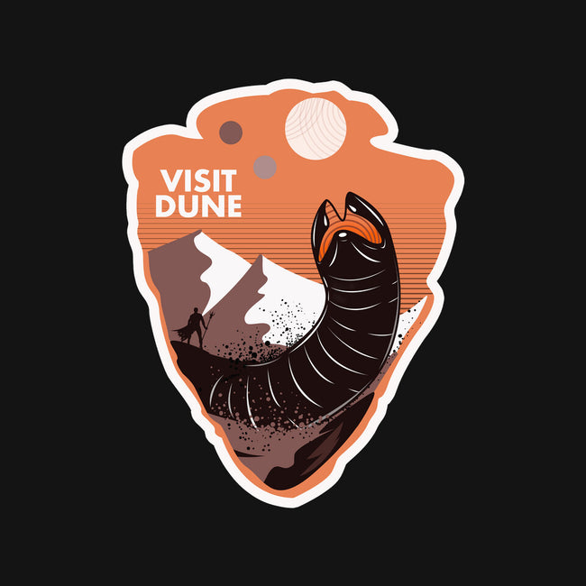 Visit Dune-none zippered laptop sleeve-palmstreet