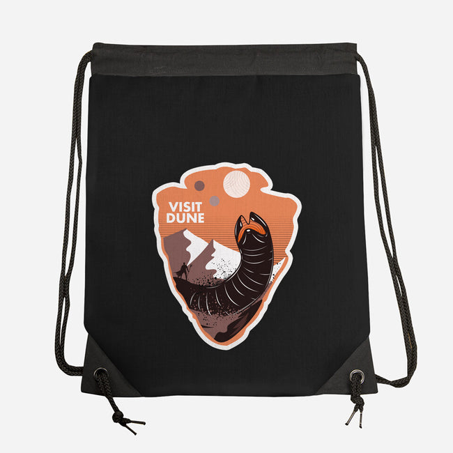 Visit Dune-none drawstring bag-palmstreet